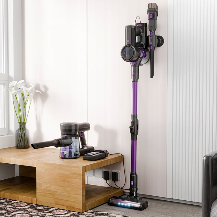 aspirateur sans fil accrocher au mur