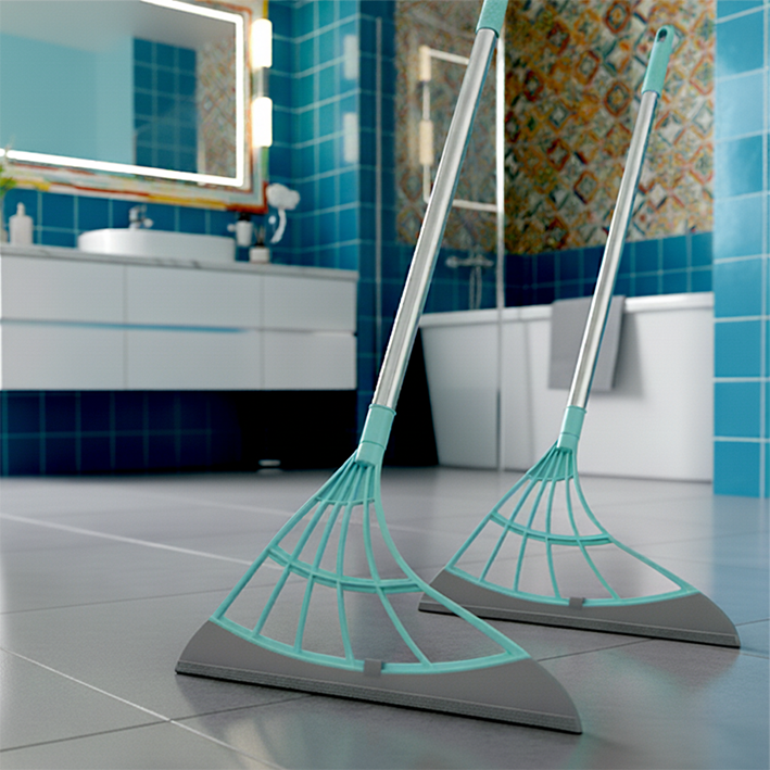 Balai nettoyage sol salle de bain