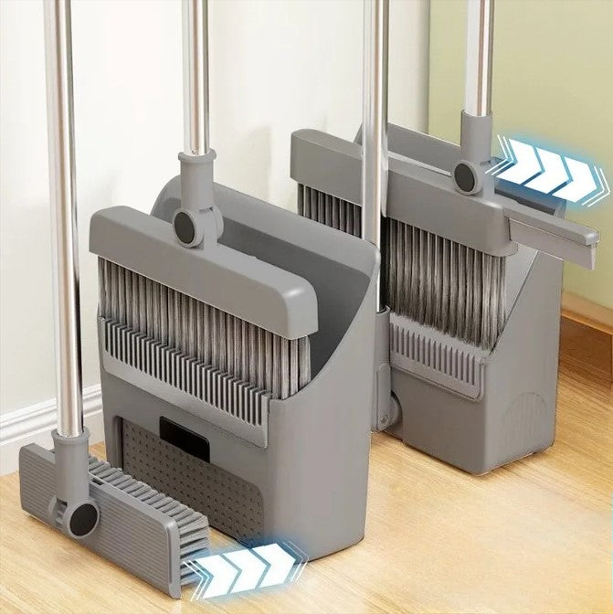 balai pour nettoyage des sols accessoire gris