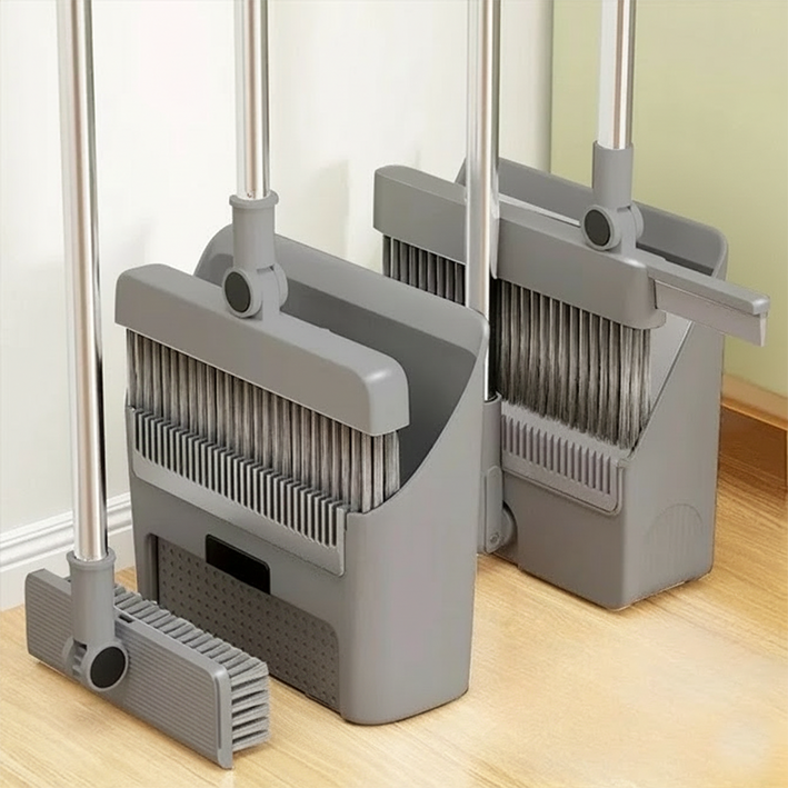 Balai pour nettoyage des sols accessoire gris