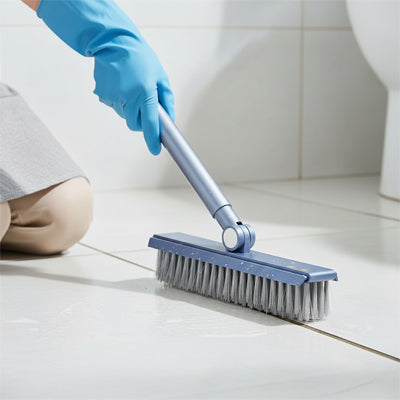 brosse nettoyage douche bleu 2
