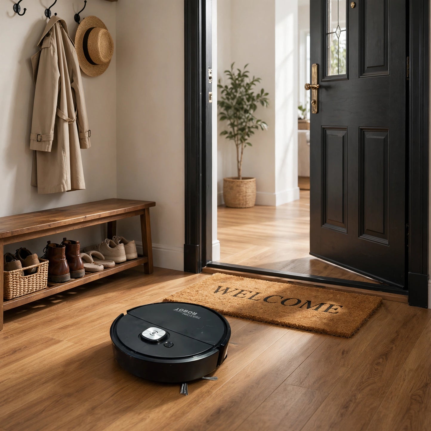 robot nettoyeur sol entrée