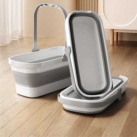 Seau pliable pratique