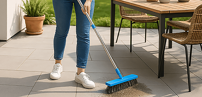 Le balai brosse 2 en 1 : Polyvalence et efficacité - La Moppe