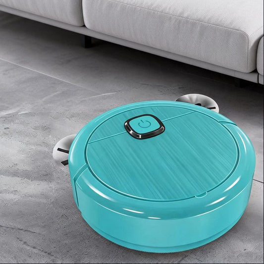 aspirateur laveur robot blanc bleu turquoise 2