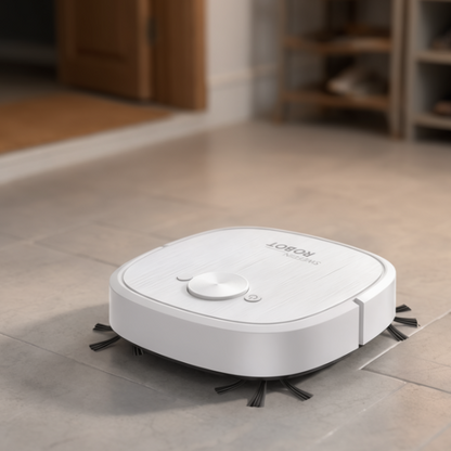 aspirateur laveur robot  blanc moderne-slide-6