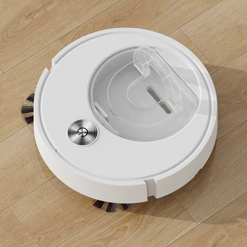 aspirateur laveur robot sol beige