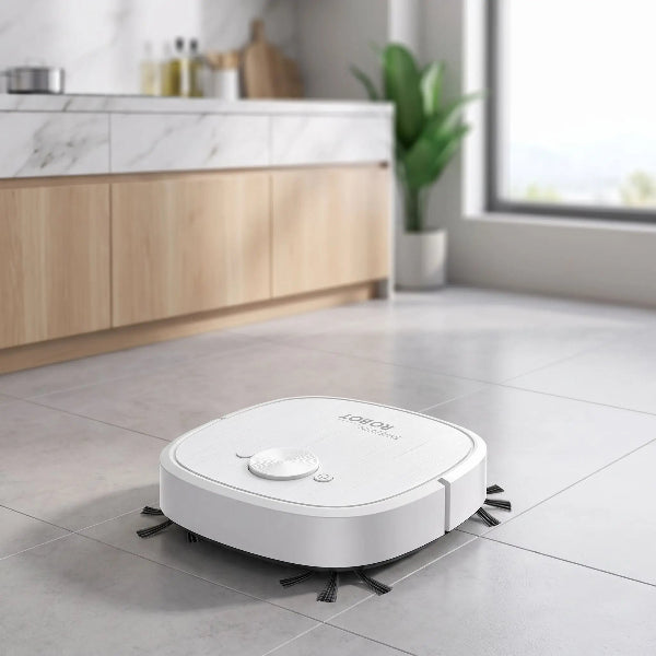 aspirateur laveur robot ultra blanc slide 5