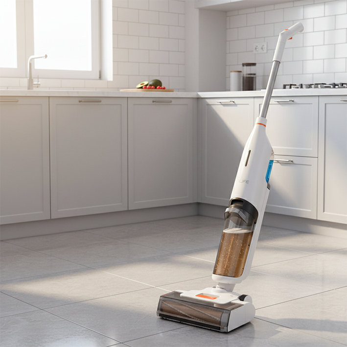 aspirateur laveur sans fil cuisine nettoyer