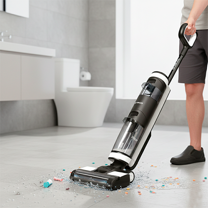 aspirateur laveur sans fil salle de bain