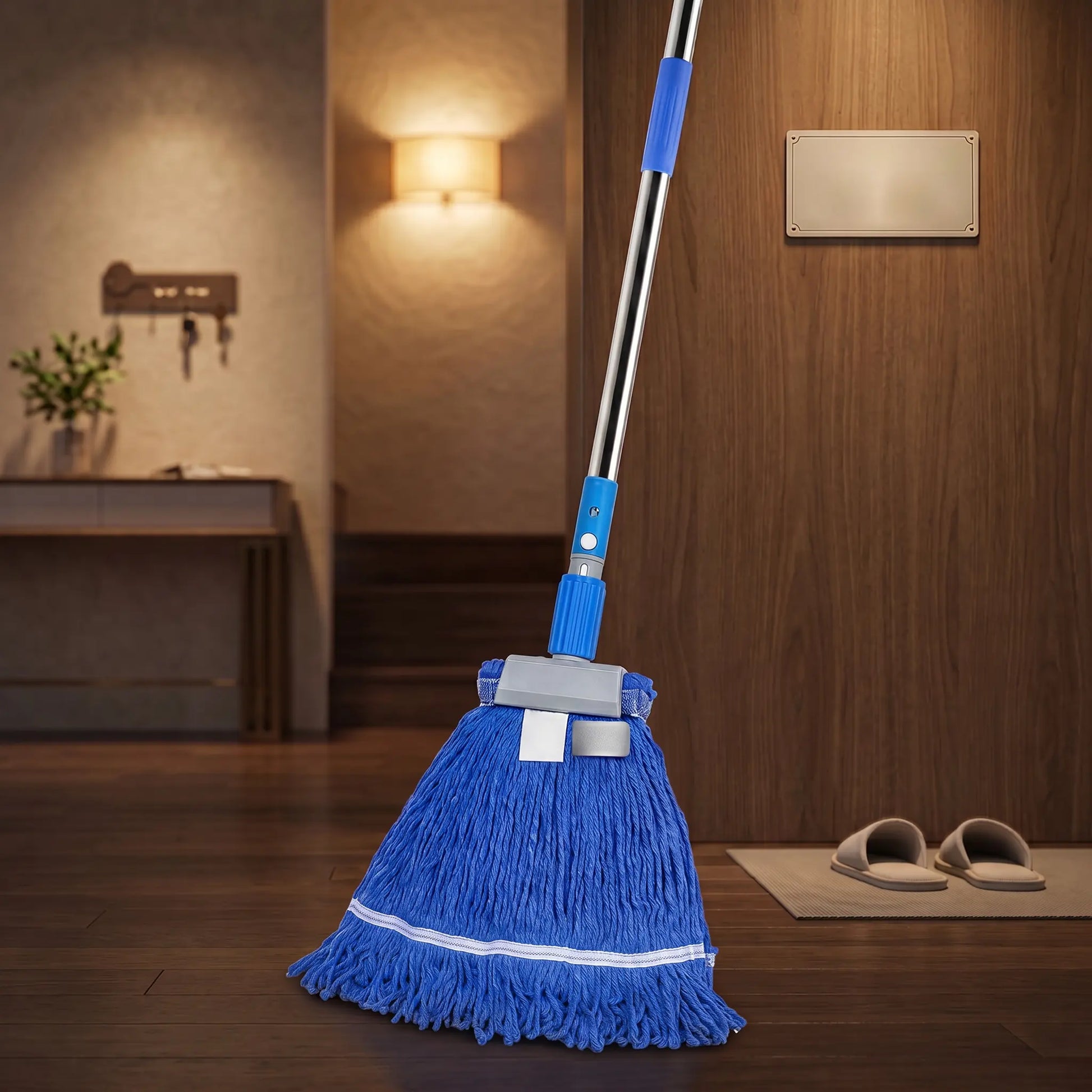 balai espagnol bleu nettoyage sol