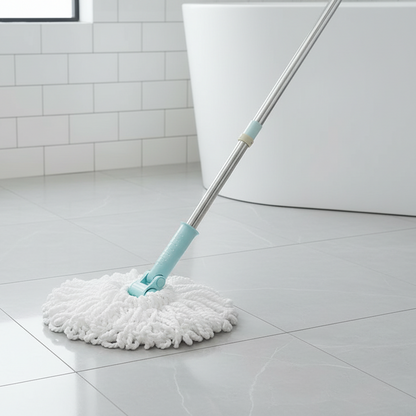 balai lave sol bleu sol propre