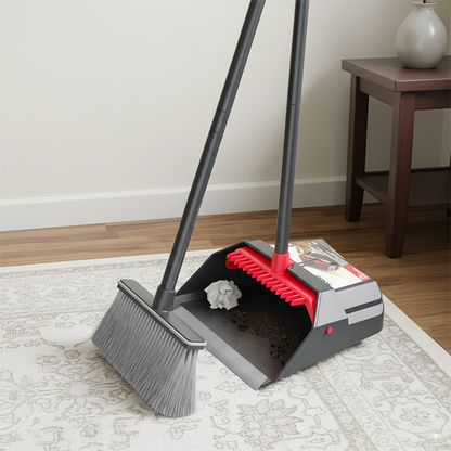 Balai nettoyage sol gros plan balai