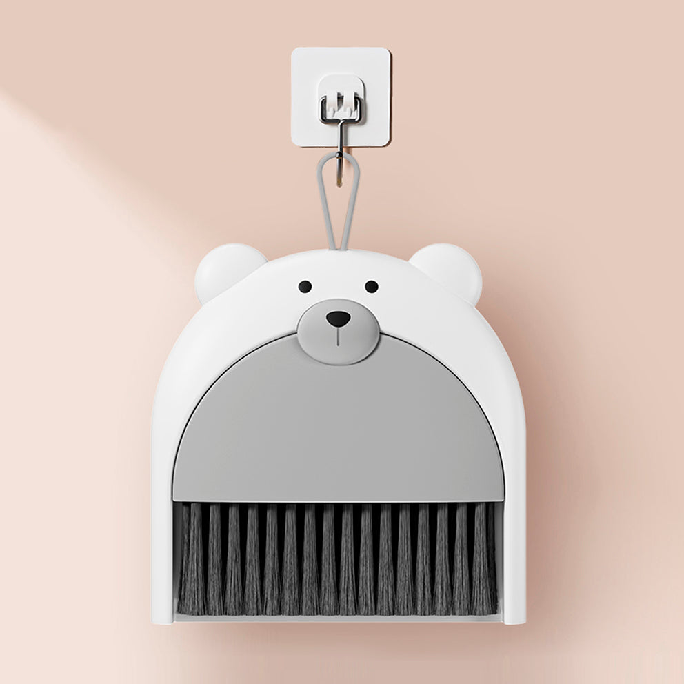 balayette ours gris accrocher