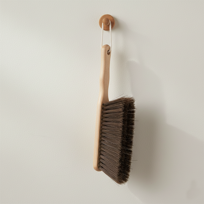 balayette suspendu mur