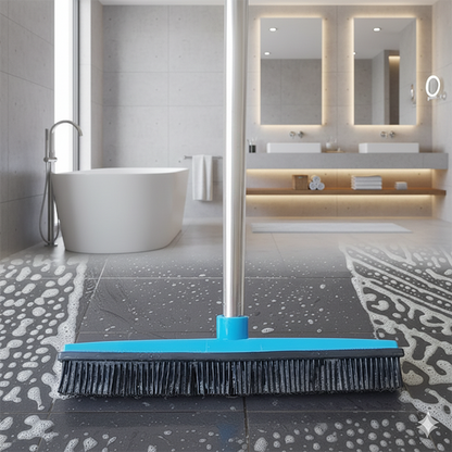 Brosse balai nettoyage salle de bain savon