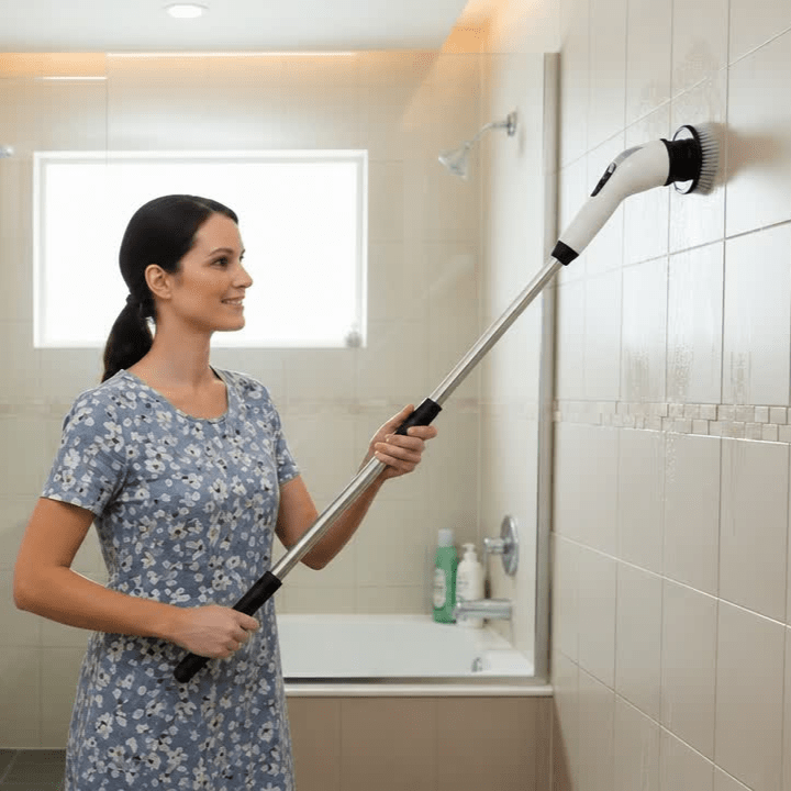 Brosse nettoyage douche | ELECTRO-BATH - La Moppe
