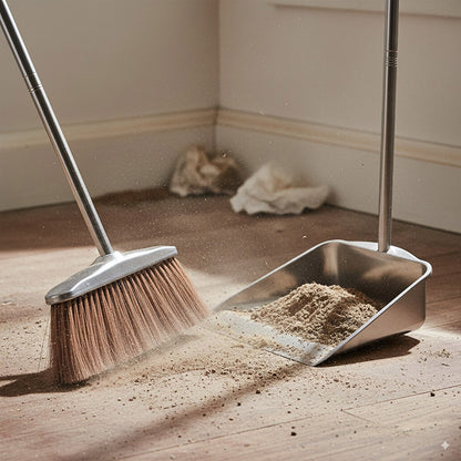 gros plan balai pour nettoyage des sols