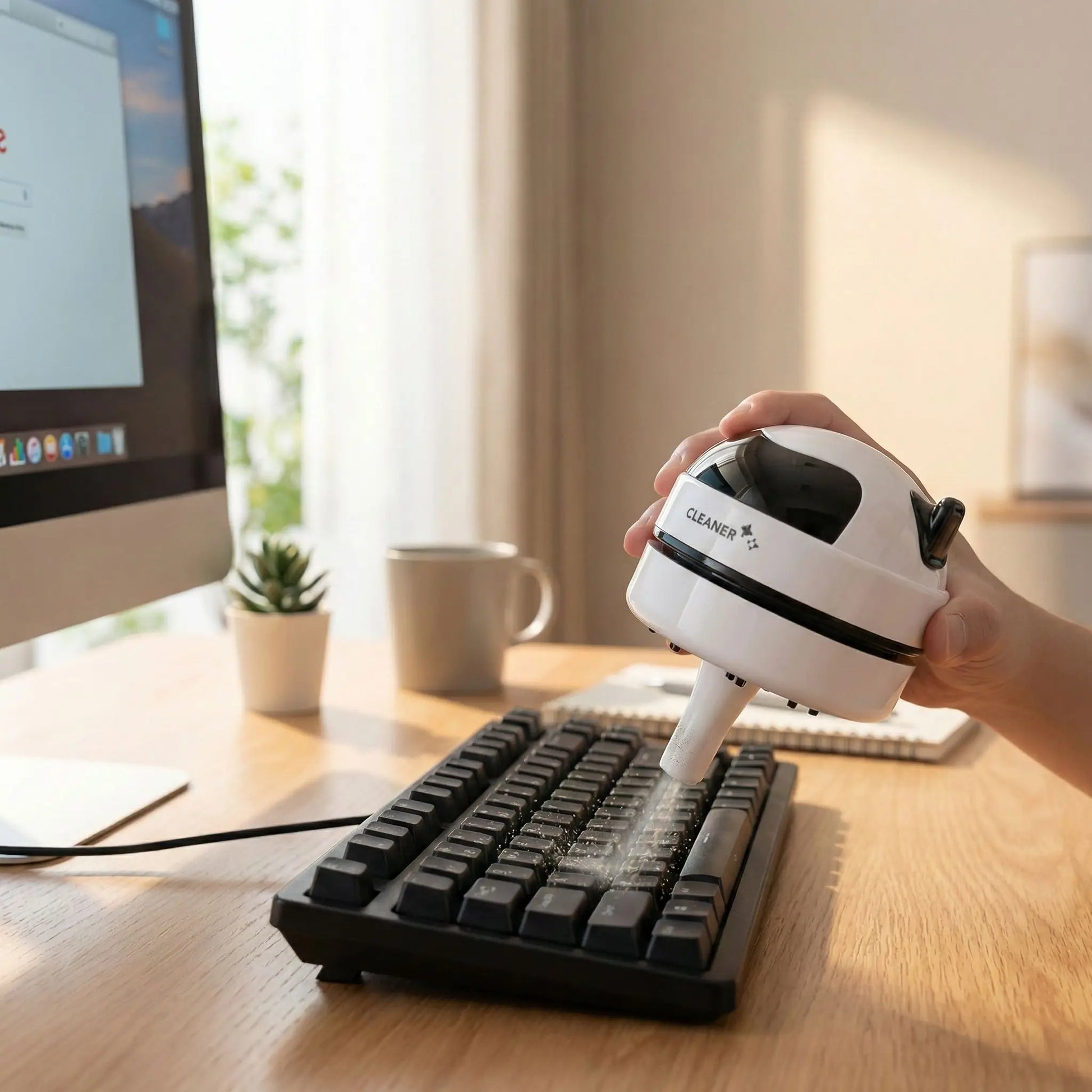 mini aspirateur efficace pour le nettoyage du clavier
