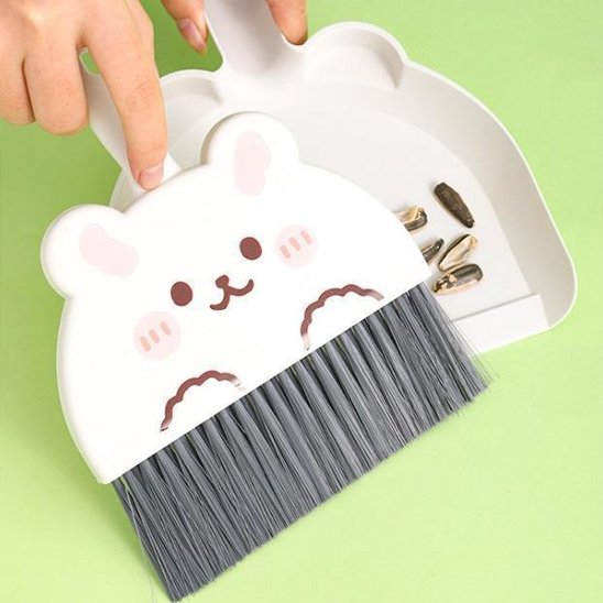 pelle et balayette ours mignon