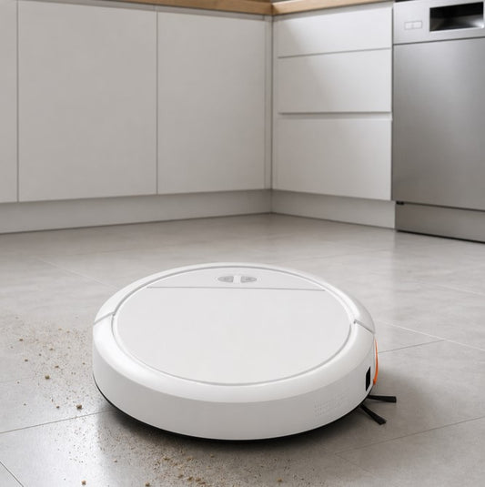 robot aspirateur laveur 3 en 1 contrôle maison cuisine miettes