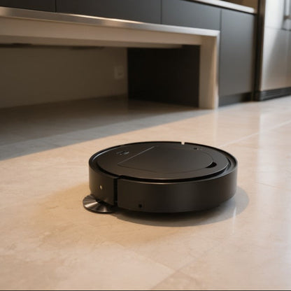 robot aspirateur laveur 3 en 1  avec filtre nettoie la cuisine avec sol en marbre