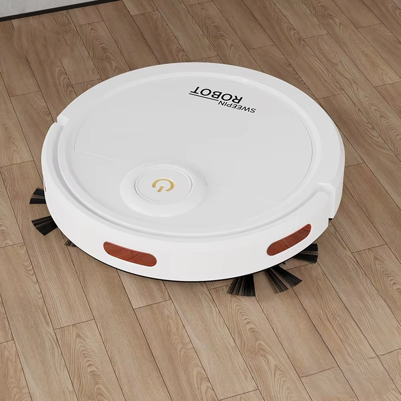 robot aspirateur laveur 3 en 1 model white