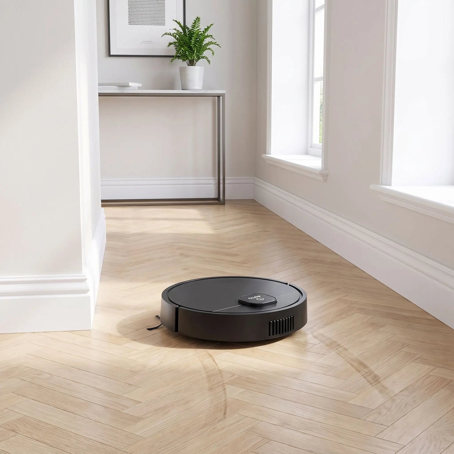 robot aspirateur laveur 3 en 1 sol propre couloir