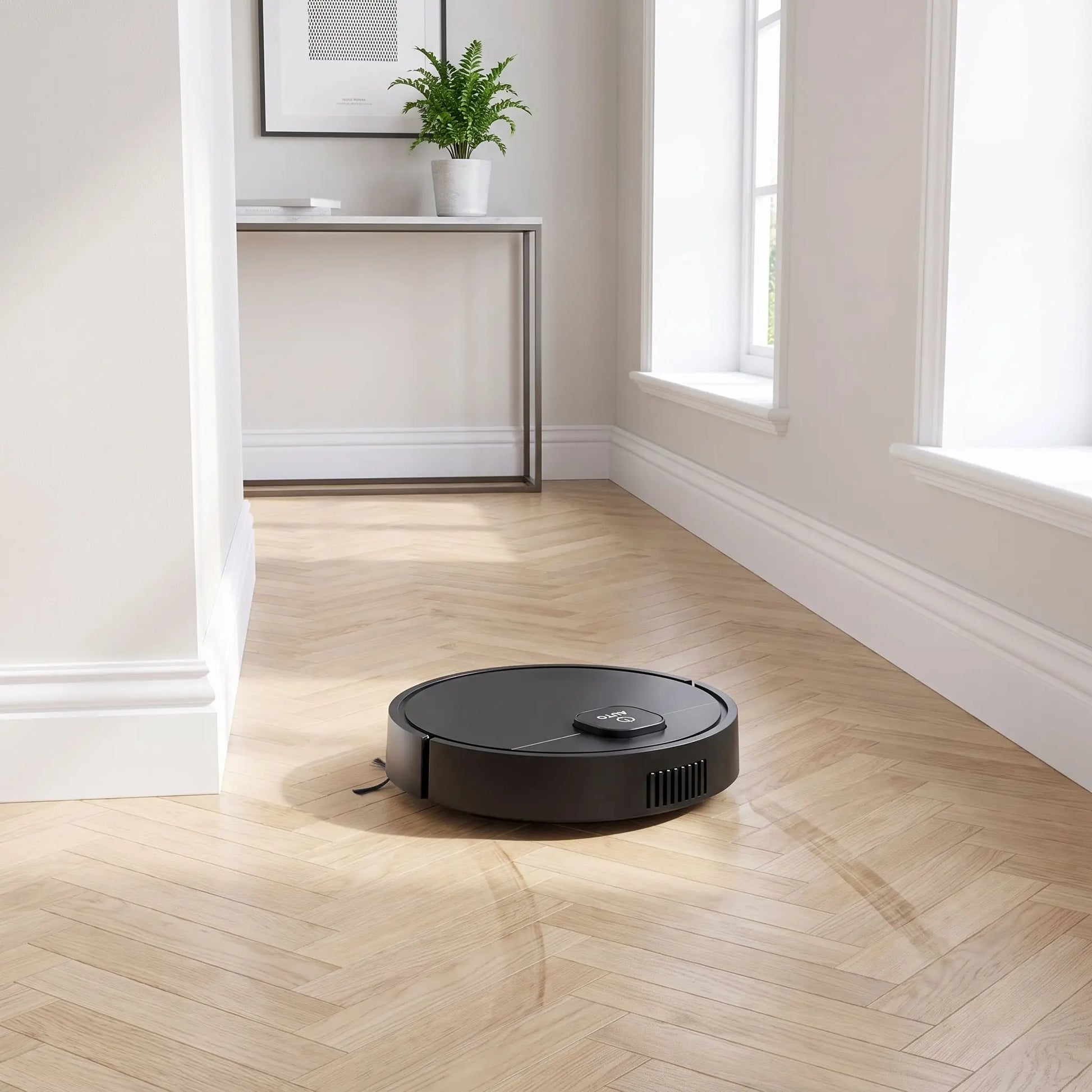 robot aspirateur laveur 3 en 1 sol propre couloir