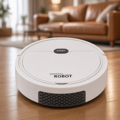 robot aspirateur laveur blanc slide 2 maison