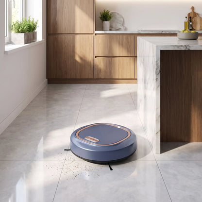 robot aspirateur laveur marbre cuisine