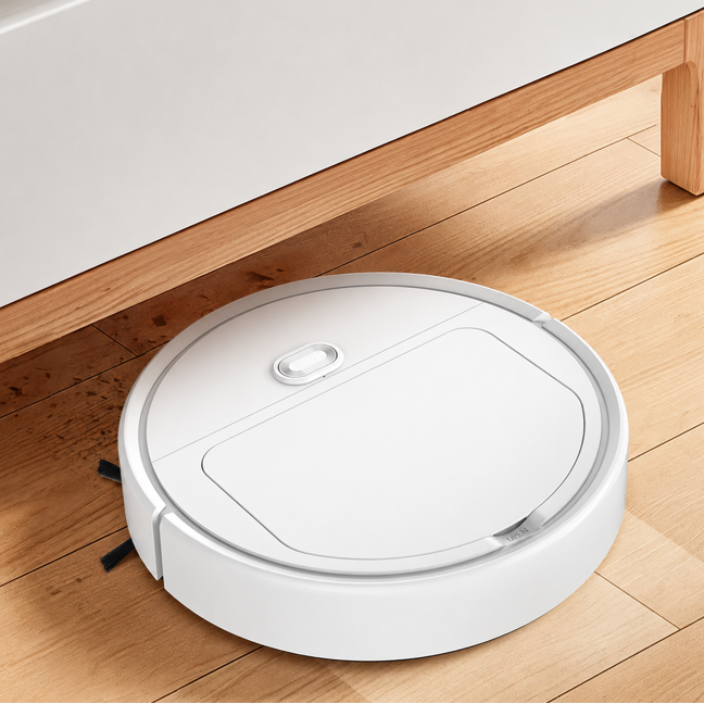 robot aspirateur laveur silence passe partout parquet lit