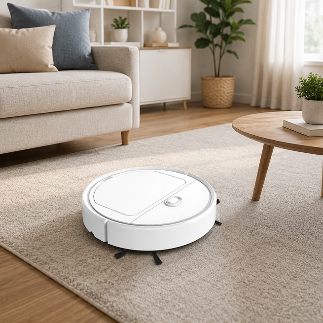 robot aspirateur laveur silence passe partout tapis