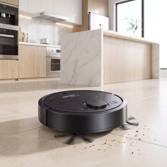 robot nettoyeur sol dans la cuisine slide 1