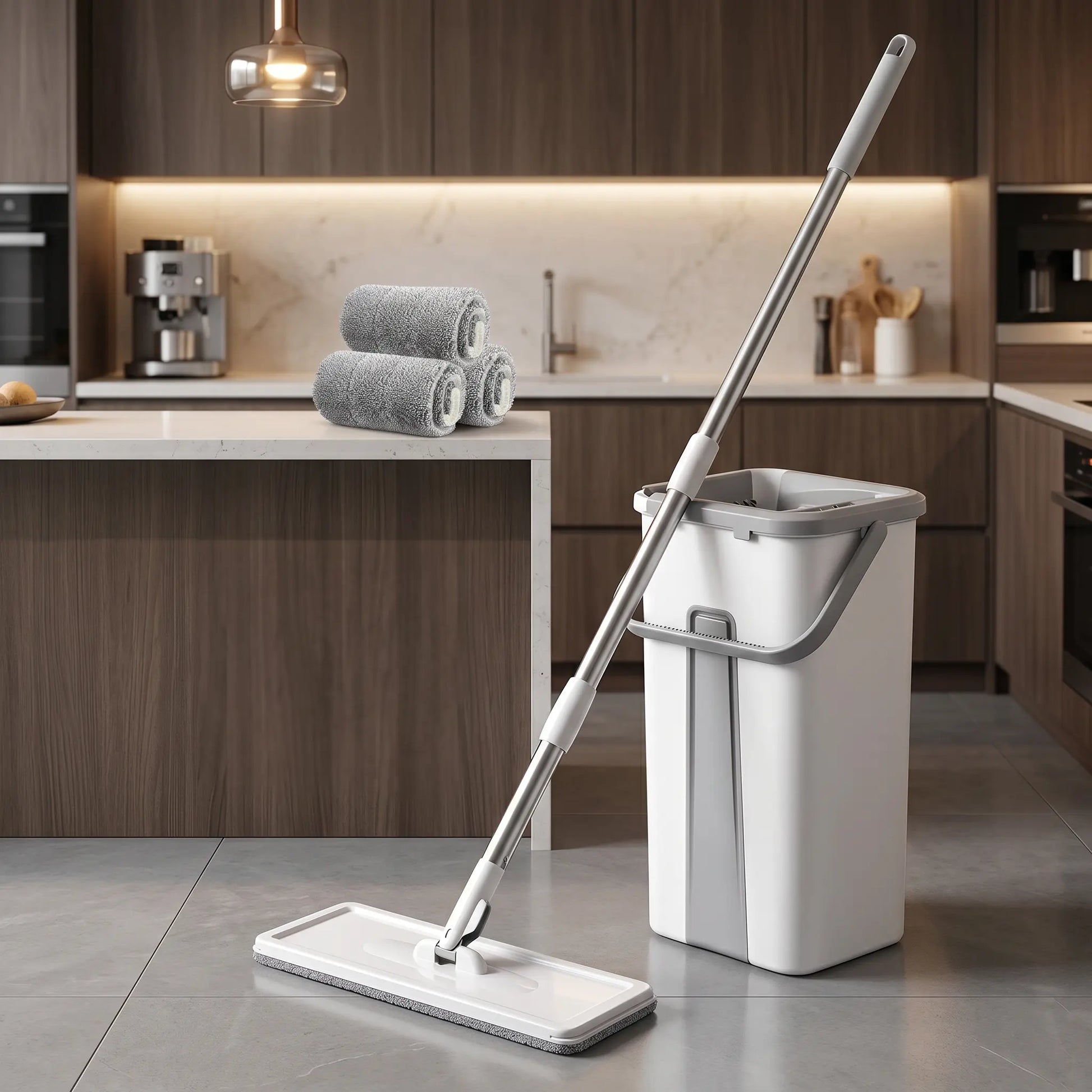 seau et serpillère magic mop cuisine