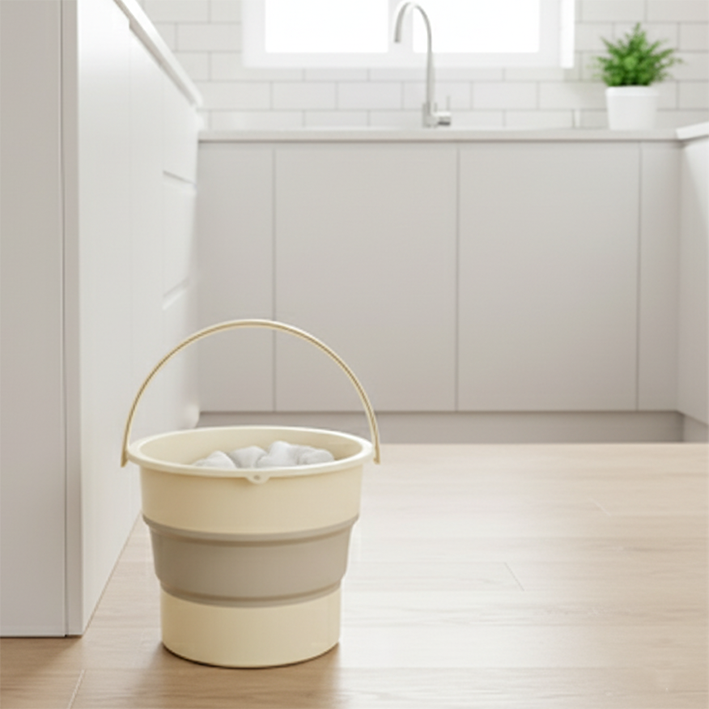 Seau pliable | Compacto