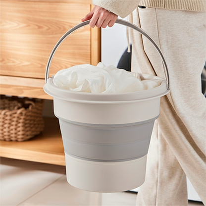 seau pliable eau gris 10 L
