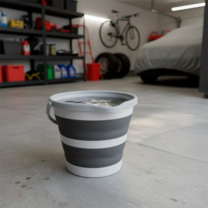 seau pliable nettoyage garage