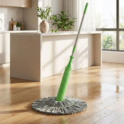 serpillère verte télescopique